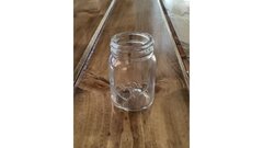 Votive Clear Glass Mason Jar 3 Inch with Battery Candle